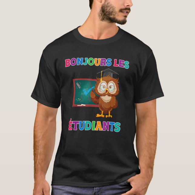 Camiseta Alô - Professores Bilíngues Franceses (Frente)