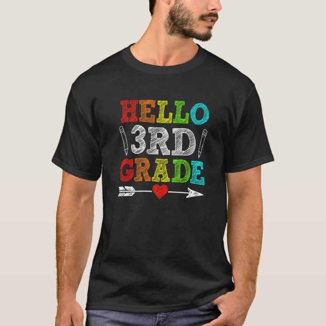 Camiseta Alô Professores de Crianças do 3º ano (Frente)