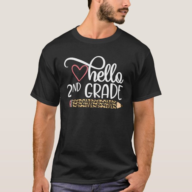 Camiseta Alô, Professores De Leopard Da Classe segundo De V (Frente)