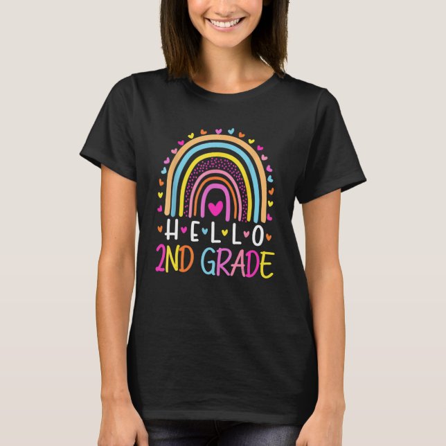 Camiseta Alô segundo Grau Arco-Íris Equipe de Professores d (Frente)