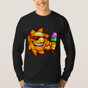 Camiseta Alô Sorvete de férias de verão picolé gelado