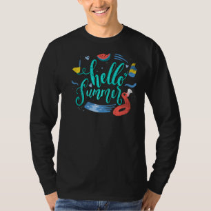 Camiseta Alô Sorvete de férias de verão picolé gelado