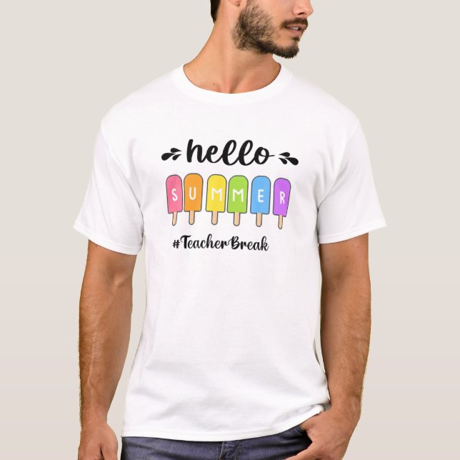Camiseta Alô, Sorvete de Verão, Break (Frente)