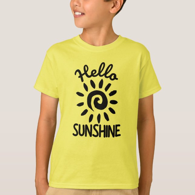 Camiseta Alô Sunshine T-Shirt (Frente)