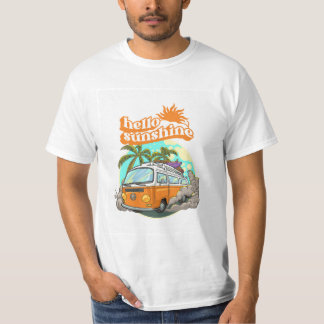 Camiseta Alô Sunshine T-Shirt - Dê mais brilho ao seu dia c