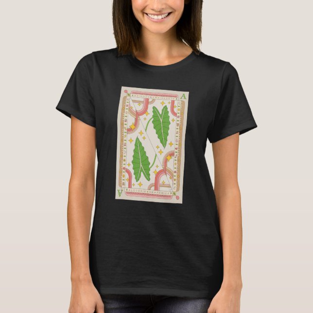 Camiseta Alocasia Polly HousePlant Illustration Play Car (Frente)