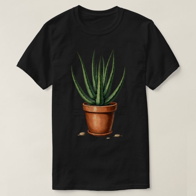 Camiseta Aloe Botânico (Frente do Design)