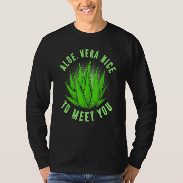 Camiseta Aloe Vera Prazer Em Conhecê-La. (Frente)