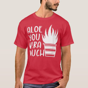 Camiseta Aloe Você Muito Engraçada Planta De Jardinagem