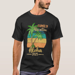 Camiseta Aloha Beach Hawaii Férias Familiares 2025 Summer