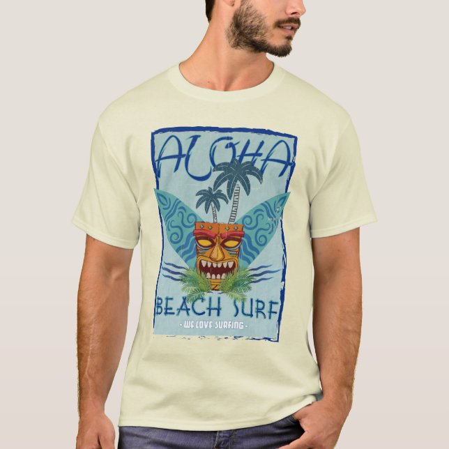Camiseta Aloha - Beach Surf (Frente)