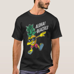 Camiseta Aloha Beaches Ilha Tropical Havaiana de Verão, Vac