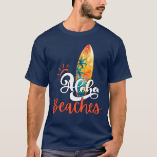 Camiseta Aloha Beaches Marinho Azul masculino