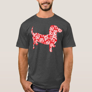 Camiseta Aloha-Doxie-Red