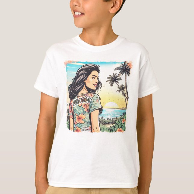 Camiseta Aloha Girl (Frente)