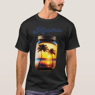 Camiseta Aloha Havaí Ilha Havaiana Praia da Palmeira Pranch