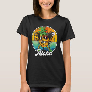 Camiseta Aloha Havaí Meninos Havaianos Homens Dabb