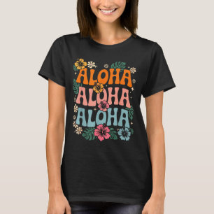 Camiseta Aloha havaí praia havaiano ilha flor luau