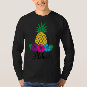 Camiseta Aloha Hawaii Da Ilha Sente A Flor De Aloha