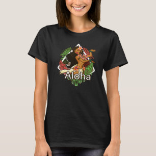 Camiseta Aloha Hawaii dá praias às mulheres havaianas