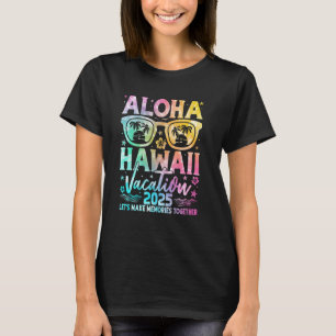 Camiseta Aloha Hawaii Family Trip 2025 Memórias Fazeres Vac