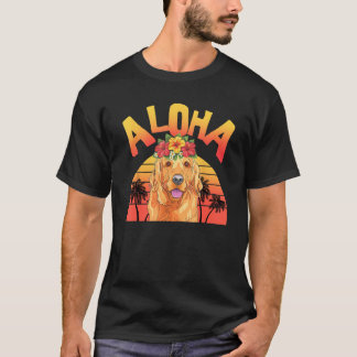 Camiseta Aloha Hawaii Golden For Women Men Summer