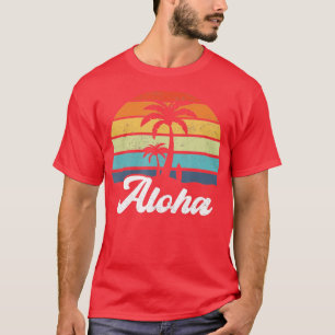 Camiseta Aloha Hawaii Ilha Havaiana Shirt Palm Beach Surf