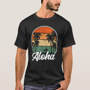 Camiseta Aloha Hawaii Ilha Hawaii Palm Beach Surfboar