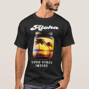 Camiseta Aloha Hawaii Ilha Hawaii - Prancho de Palm Beach