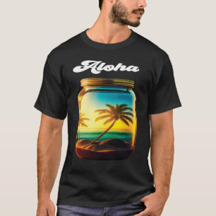 Camiseta Aloha Hawaii Ilha Hawaii - Prancho de Palm Beach