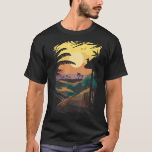 Camiseta Aloha Hawaii Ilhas Palm Beach