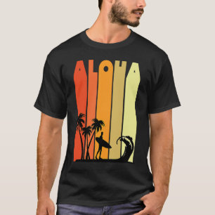 Camiseta Aloha Hawaii Matando Vintage - Surfer Retroativo p