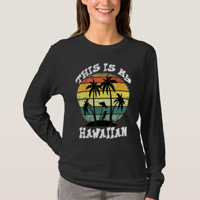 Camiseta Aloha Hawaii Matching Hawaiian Outfits For Family (Frente)