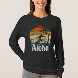 Camiseta Aloha Hawaii Surfing Retro Sunset 12