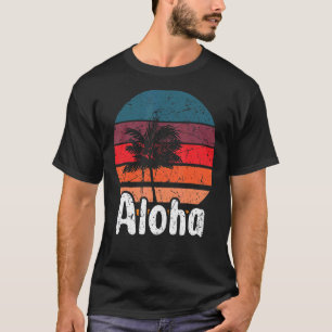 Camiseta Aloha Hawaii Surfing Retro Sunset 28