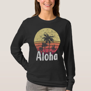 Camiseta Aloha Hawaii Surfing Retro Sunset 52