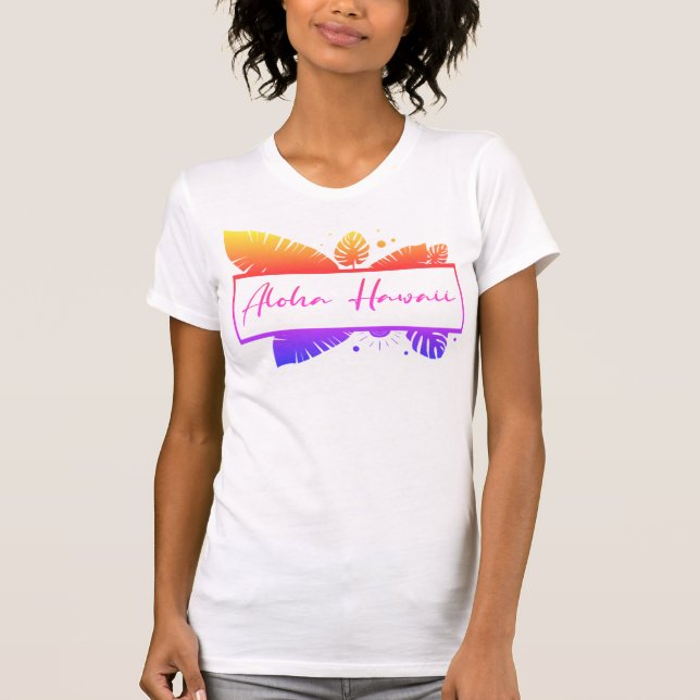 Camiseta Aloha Hawaii T Shirt (Frente)
