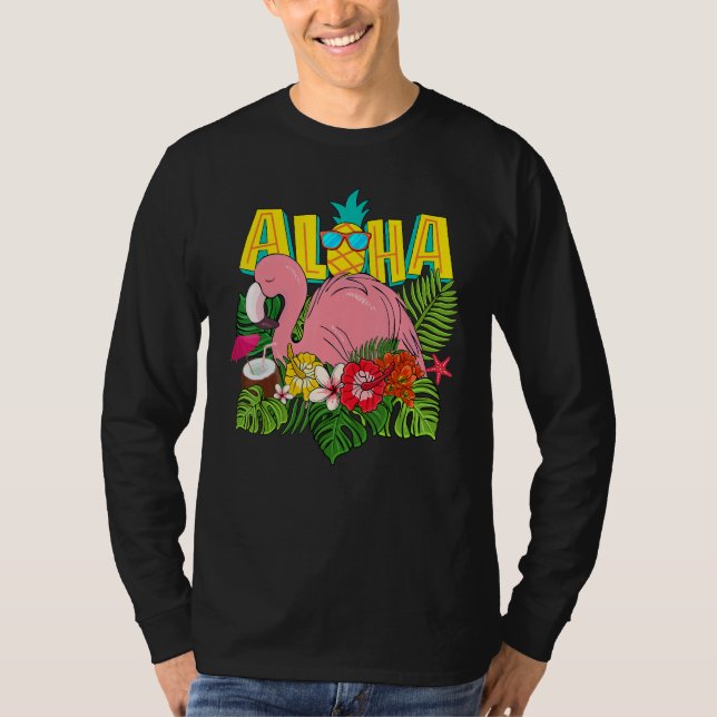 Camiseta Aloha Hawaii T Shirt Hawaiian Kids Teen Girl Women (Frente)