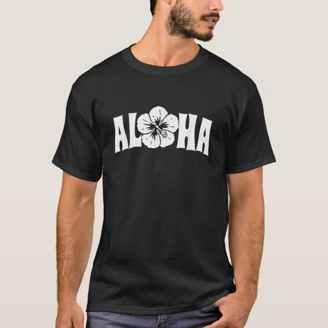 Camiseta Aloha Hawaii Trip Summer Vacls Mulheres Beac (Frente)