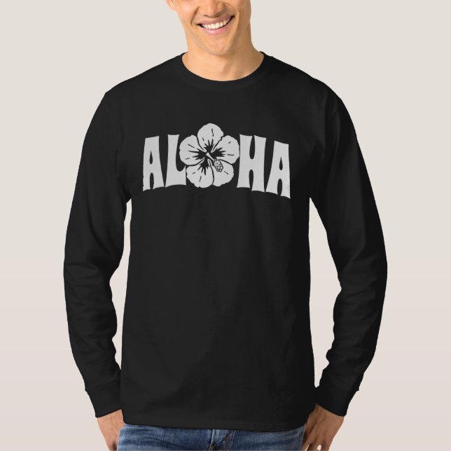 Camiseta Aloha Hawaii Trip Summer Vacls Mulheres Beac (Frente)