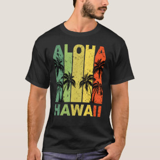 Camiseta Aloha Hawaii Tropical Summer Vacation Hawaiian Isl