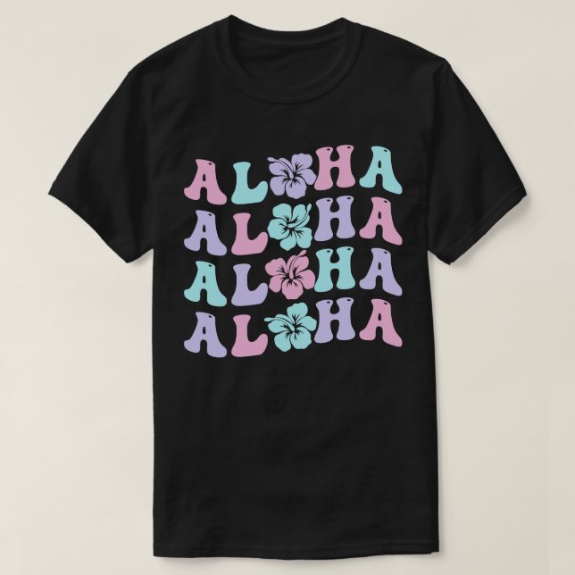 Camiseta Aloha Hawaii TShirt 2 (Frente do Design)