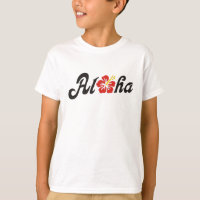 Aloha Hibiscus - design do Havaí plano + suas idei