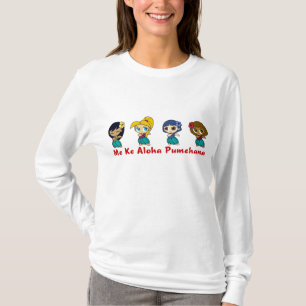 Camiseta "Aloha Honys" Engana-miúda em que/ vermelho