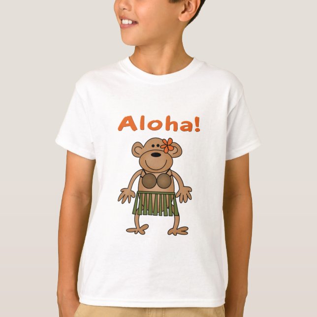Camiseta Aloha Monkey (Frente)