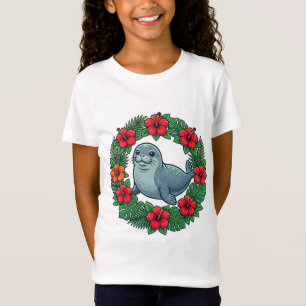 Camiseta Aloha Pequeno Foca-Monge
