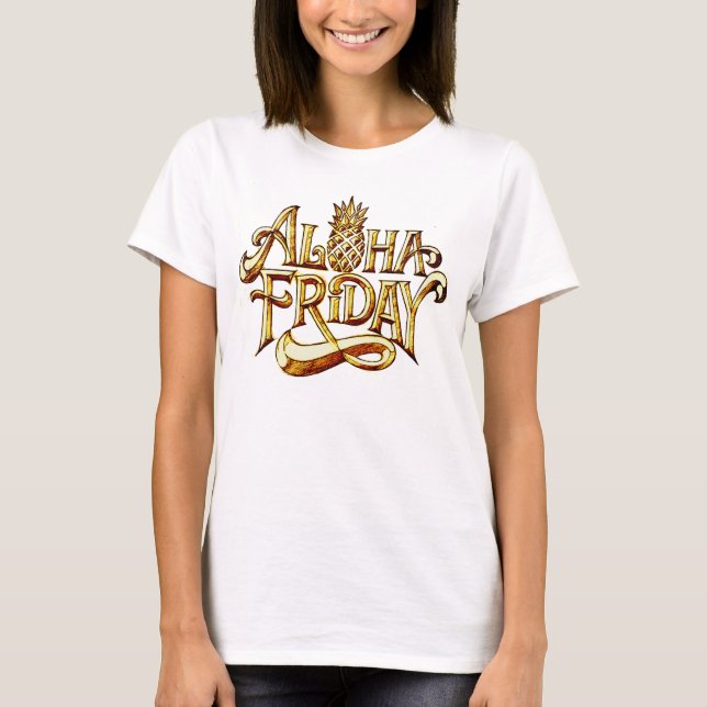 CAMISETA ALOHA SEXTA-FEIRA (Frente)