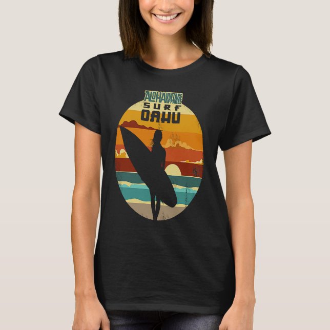 Camiseta Aloha Surf Surf Oahu Version2 (Frente)