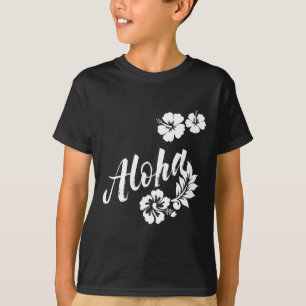 Camiseta Aloha Surfing Prancha Havaiano Homens Mulheres Cri