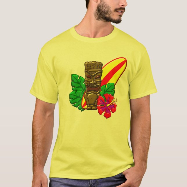 Camiseta Aloha surfista de Havaí (Frente)